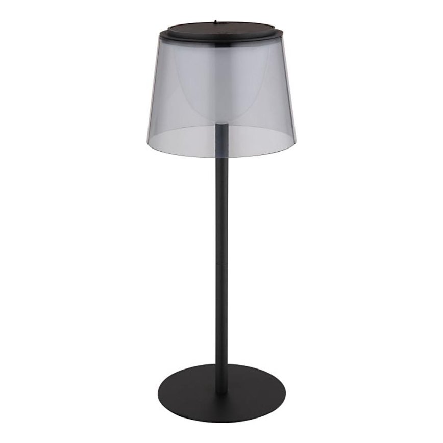 Globo - Lâmpada de mesa exterior tátil LED regulável LED/1,8W/5V IP44 1800 mAh preta/fumê