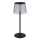 Globo - Lâmpada de mesa exterior tátil LED regulável LED/1,8W/5V IP44 1800 mAh preta/fumê