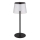 Globo - Lâmpada de mesa exterior tátil LED regulável LED/1,8W/5V IP44 1800 mAh preta/transparente