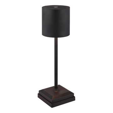 Globo - Lâmpada de Mesa LED Dimerizável Recarregável com Toque LED/1,5W/5V 2200 mAh preta
