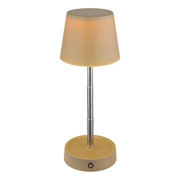 Globo - Lâmpada de mesa LED recarregável com sensor tátil e dimmer LED/1,2W/3V 1200 mAh
