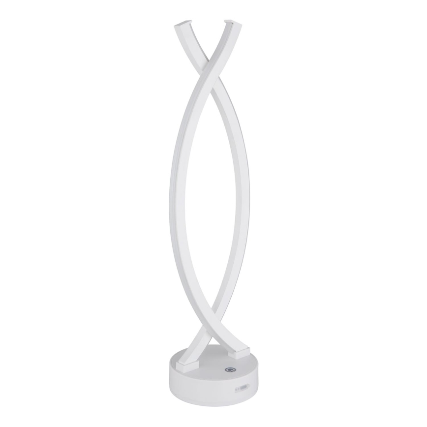 Globo - Lâmpada de mesa LED tátil regulável LED/1W/3,7V 3000K 1800 mAh USB branca
