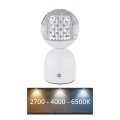 Globo - Lâmpada de mesa LED tátil regulável LED/2,5W/3,7V 2700/4000/6500K 1800 mAh USB branca