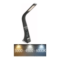 Globo - Lâmpada de mesa tátil LED regulável com display LED/6,5W/230V 3000/4500/5800K antracite