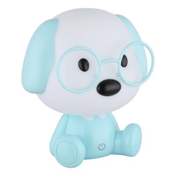 Globo - Lâmpada noturna infantil recarregável LED dimmerizável LED/1W/5V 500 mAh azul