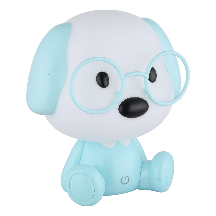 Globo - Lâmpada noturna infantil recarregável LED dimmerizável LED/1W/5V 500 mAh azul