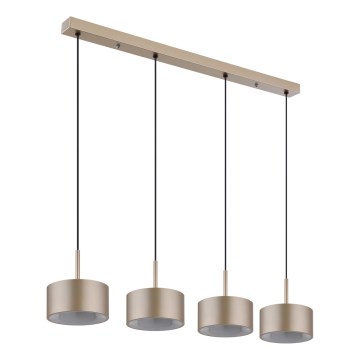 Globo - LED Pendente em cabo LED/40W/230V 3000K bege
