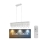 Globo - LED Regulação cristal candelabro suspenso LED/24W/230V 3000-6000K + controlo remoto