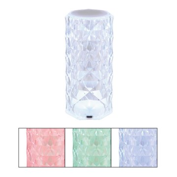 Globo - LED RGB Candeeiro de mesa tátil LED/0,6W/3,7V 500mAh