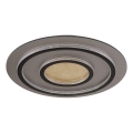 Globo - Luminária de tecto LED dimável LED/60W/230V 3000-6500K diâmetro 55 cm preta + comando remoto