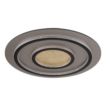 Globo - Luminária de tecto LED dimável LED/60W/230V 3000-6500K diâmetro 55 cm preta + comando remoto