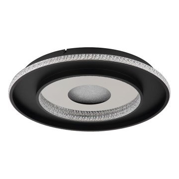 Globo - Luminária de teto LED dimmerizável LED/30W/230V 2700-6500K diâmetro 52,5 cm preta + controlo remoto
