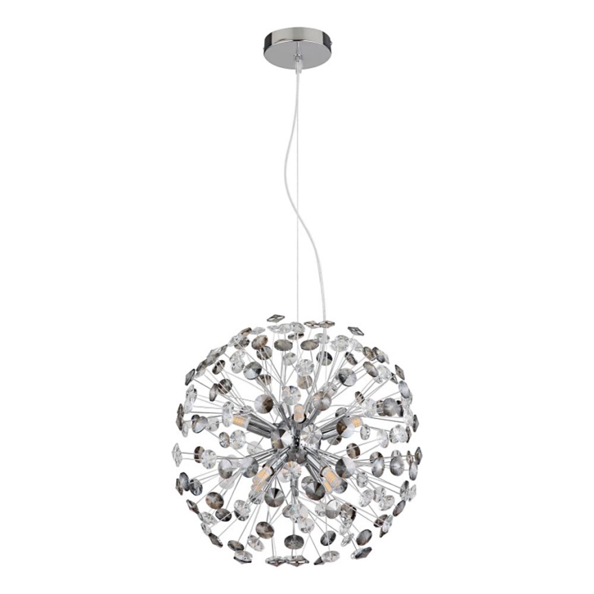 Globo - Lustre LED em cabo 8xG9/3,5W/230V cromado brilhante