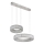 Globo - Lustre LED regulável em cabo LED/80W/230V 2700-6000K + controlo remoto