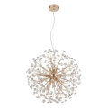 Globo - Lustre LED suspenso por cabo 9xG9/3,5W/230V dourado
