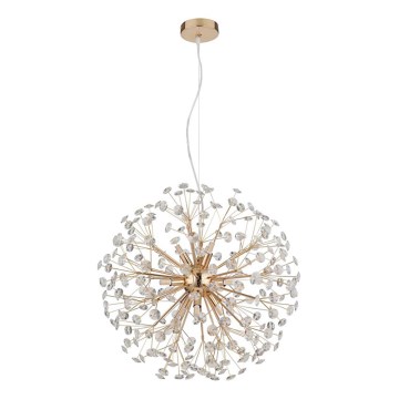 Globo - Lustre LED suspenso por cabo 9xG9/3,5W/230V dourado