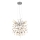 Globo - Lustre pendente com cabo 4xE14/40W/230V prateado