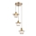Globo - Luz pendente 3xE27/60W/230V