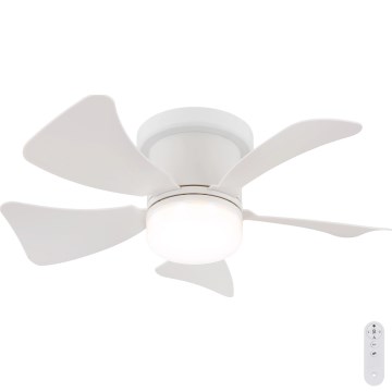 Globo - Ventoinha de teto LED com regulação LED/10W/230V 3000-6500K branco + comando
