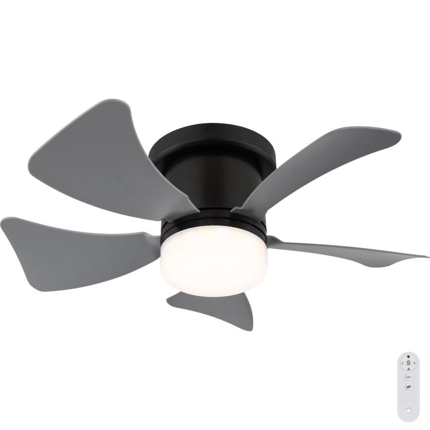 Globo - Ventoinha de teto LED com regulação LED/10W/230V 3000-6500K cinzento + comando