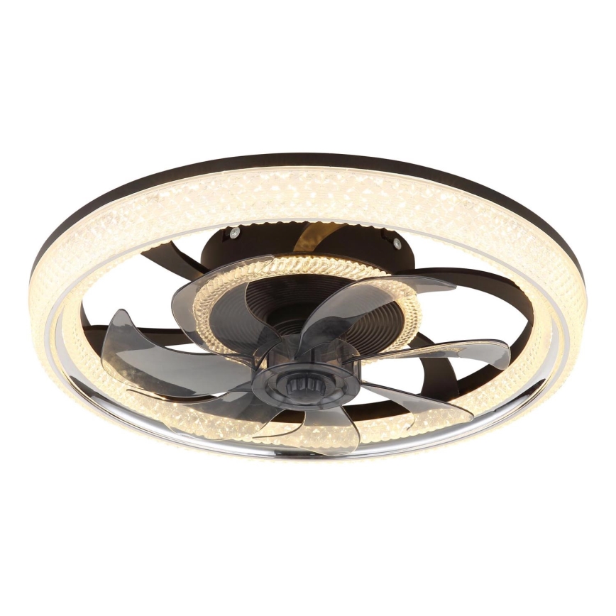Globo - Ventoinha de teto LED com regulação LED/30W/230V 2700-6000K + comando