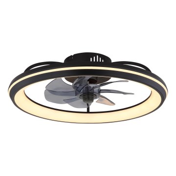 Globo - Ventoinha de teto LED com regulação LED/40W/230V 3000-6500K + comando