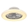 Globo - Ventoinha de teto LED com regulação LED/40W/230V 3000-6500K + comando
