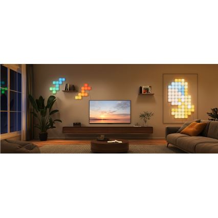Govee - 10x Painéis inteligentes mini RGBIC Wi-Fi
