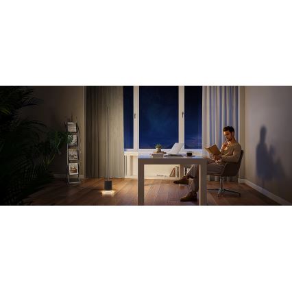 Govee - Candeeiro de chão LED com regulação e colunas Pro RGBICWW 2200-6500K Wi-Fi + comando