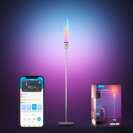 Govee - Candeeiro de chão LED com regulação CYLINDER SMART RGBICWW 2200-6500K