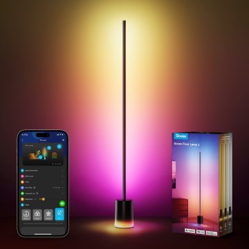 Govee - Candeeiro de chão LED com regulação Smart MATTER LED RGBICWW 2200-6500K Wi-Fi + comando