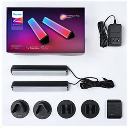 Govee - CONJUNTO 2x Flow Plus SMART LED TV & Gaming - RGBICWW Wi-Fi
