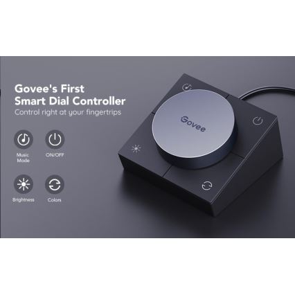 Govee - CONJUNTO 2x Smart Gaming Wi-Fi LED RGBIC Panels + Smart Dual + controlo remoto