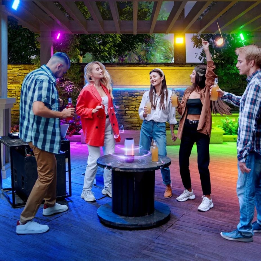 Govee - CONJUNTO 4x Flood Lights exterior SMART LED iluminações Wi-Fi IP66
