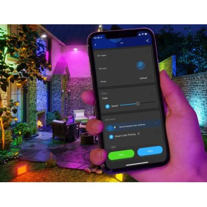 Govee - CONJUNTO 4x Flood Lights exterior SMART LED iluminações Wi-Fi IP66