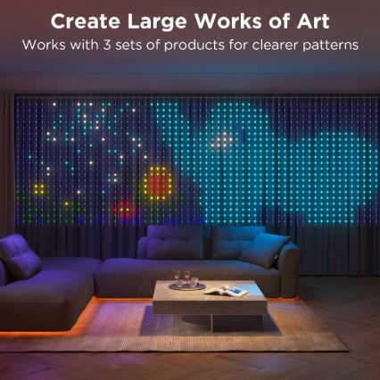 Govee - Corrente decorativa LED RGB regulável LED/15W/230V IP65 Wi-Fi