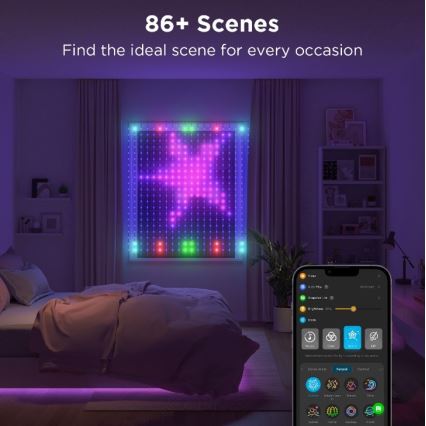 Govee - Corrente decorativa LED RGB regulável LED/15W/230V IP65 Wi-Fi
