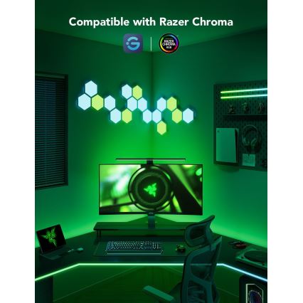 Govee - Dreamview G1 Smart LED RGBIC monitor iluminação 27-34" Wi-Fi