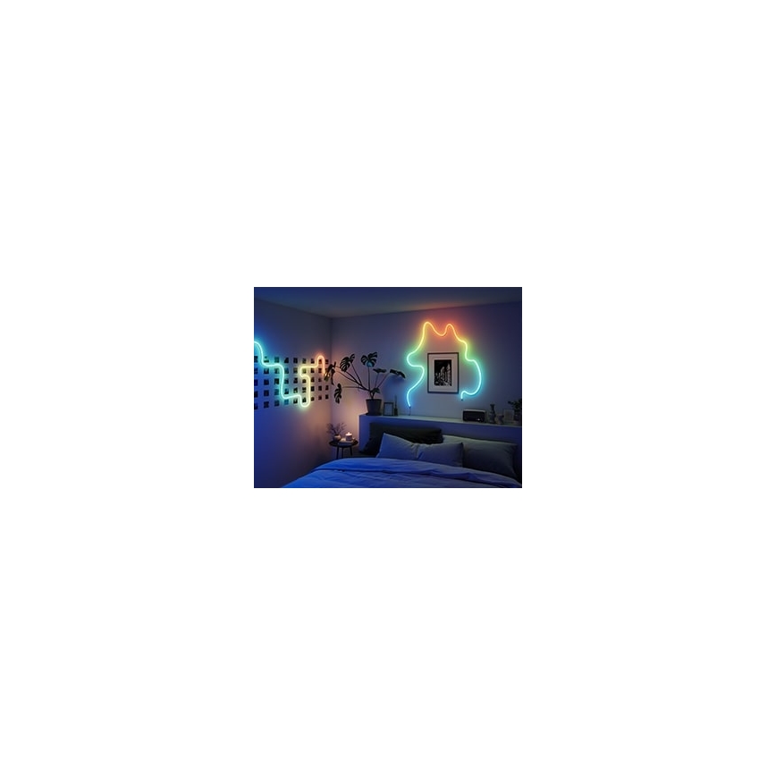 Govee - Fita LED dobrável Neon 2 MATTER 5m RGBIC Wi-Fi IP67