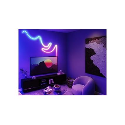 Govee - Fita LED dobrável Neon 2 MATTER 5m RGBIC Wi-Fi IP67