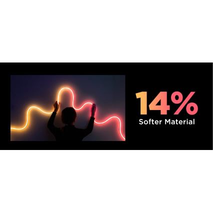 Govee - Fita LED dobrável Neon 2 MATTER 5m RGBIC Wi-Fi IP67