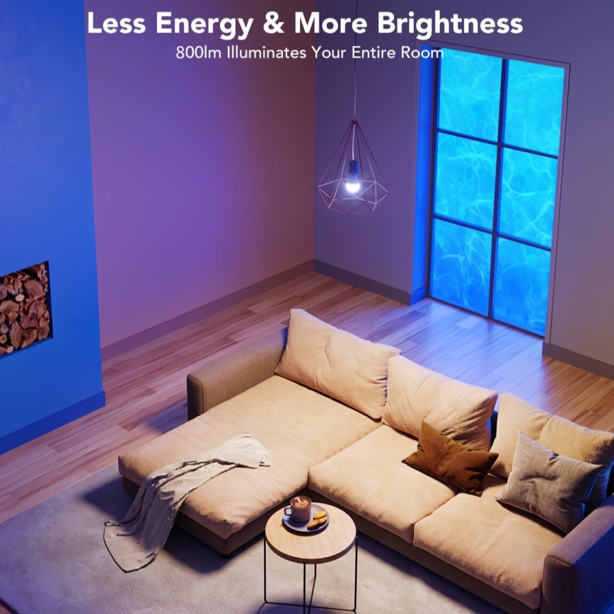 Govee - Lâmpada LED RGBWW com regulação Smart E27/12W/230V 2700-6500K Wi-Fi
