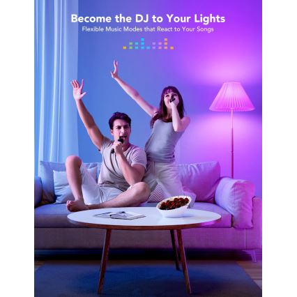Govee - Lâmpada LED RGBWW com regulação Smart E27/12W/230V 2700-6500K Wi-Fi