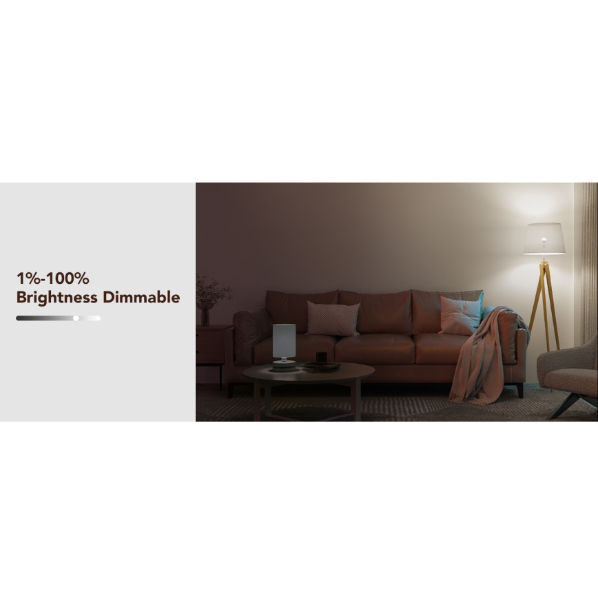 Govee - Lâmpada LED RGBWW com regulação Smart E27/12W/230V 2700-6500K Wi-Fi