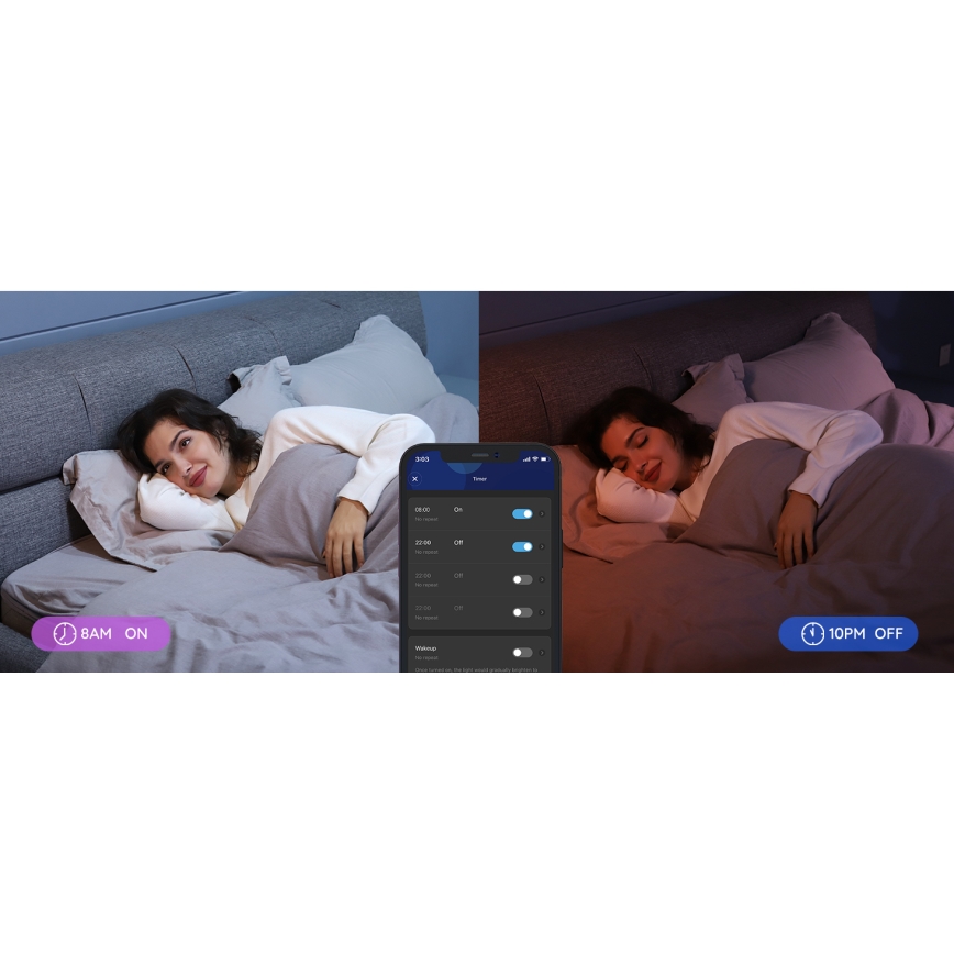 Govee - Lâmpada LED RGBWW com regulação Smart E27/12W/230V 2700-6500K Wi-Fi