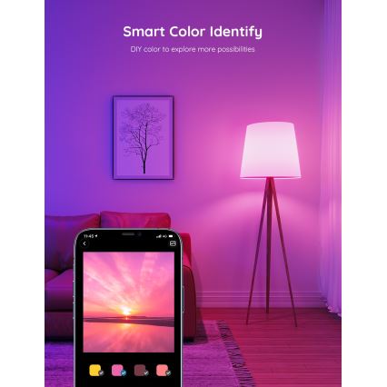 Govee - Lâmpada LED RGBWW com regulação Smart E27/12W/230V 2700-6500K Wi-Fi