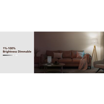 Govee - Lâmpada LED RGBWW com regulação Smart E27/9W/230V 2700-6500K Wi-Fi