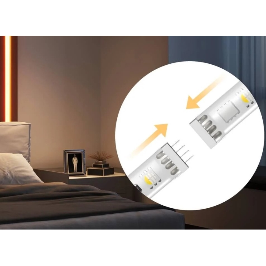 Govee - M1 PRO PREMIUM Fita de extensão LED inteligente RGBICW+ 1m Wi-Fi Matter
