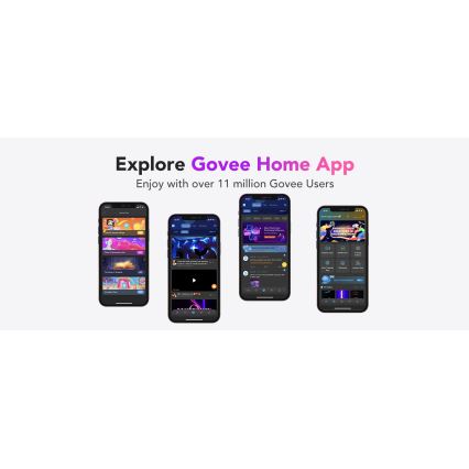 Govee - M1 PRO PREMIUM Fita LED inteligente RGBICW+ 2m Wi-Fi Matter