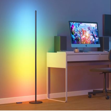 Govee - RGBICW Smart Canto Floor Lamp Wi-Fi